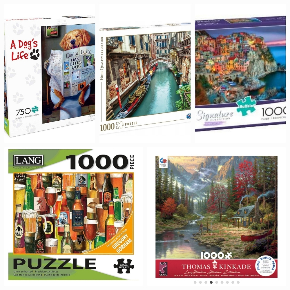 4 Puzzles for Adults and Children 1000 Piece